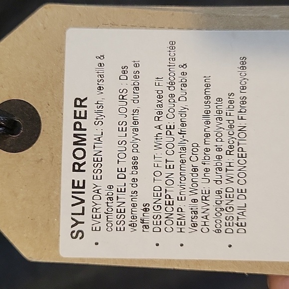 NEW! PRANA Sylvie Sleeveless One-Piece Knit Short Set Romper XL. - Picture 7 of 9